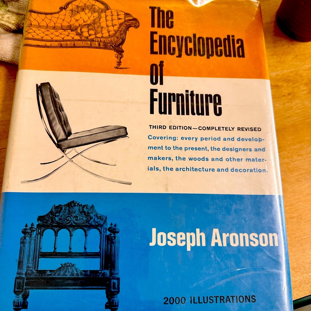 Vintage book- 1966. The Encyclopedia of Furniture.